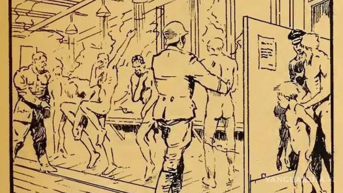 Un cómic de 1944, primera ilustración que muestra las atrocidades nazis
