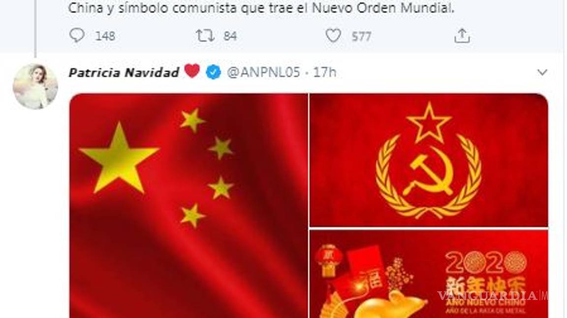 $!‘La Nueva Normalidad o Nuevo Des-Orden Mundial’, Paty Navidad lanza nueva teoría en redes sociales