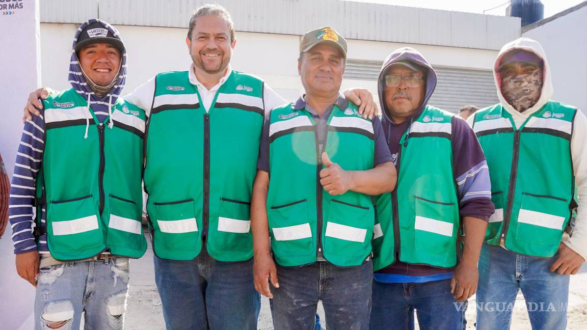 Rehabilitan pavimento de 20 calles y tapan 200 baches en Ramos Arizpe, en 2 meses