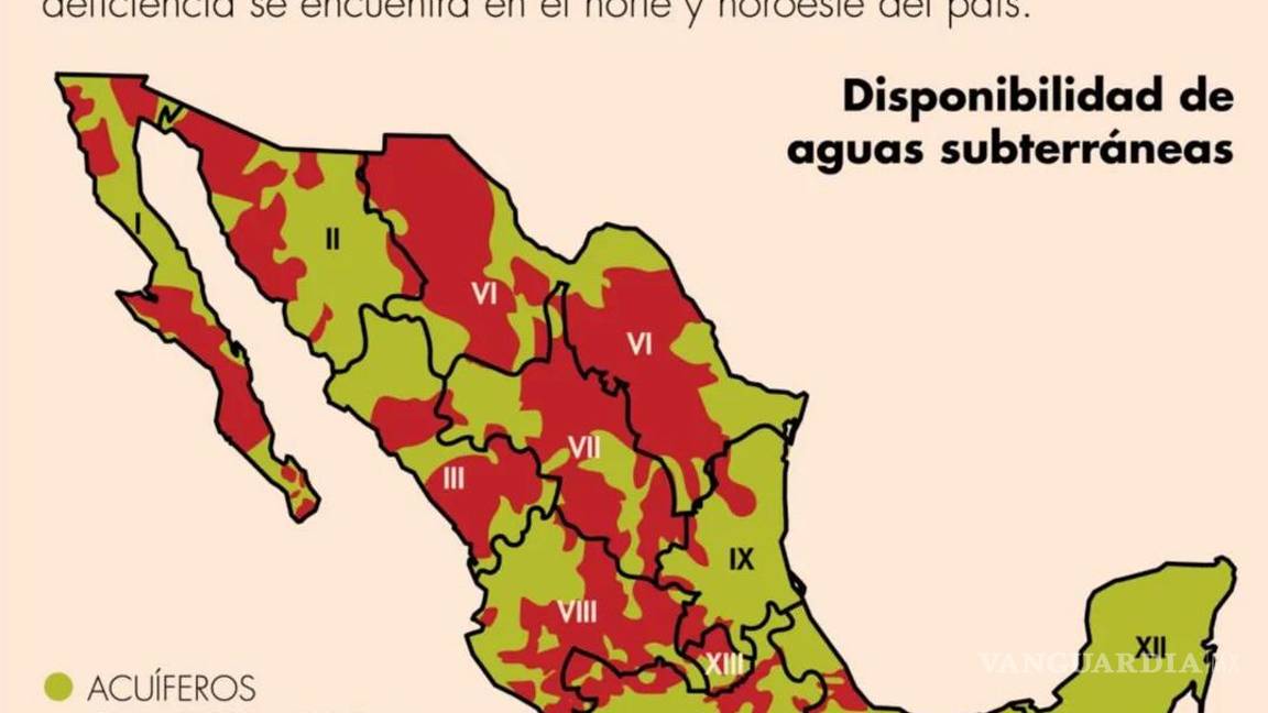 $!Uno de cada cuatro mantos acuíferos en México están sobreexplotados