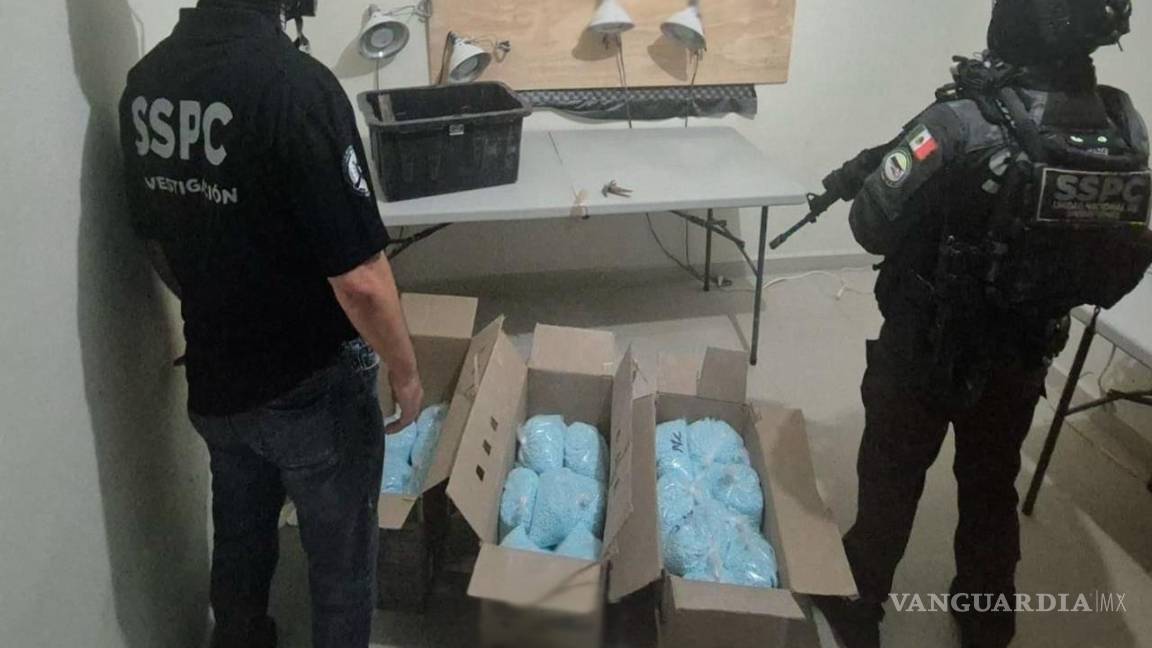 $!Detienen a presunto líder criminal y aseguran 270 kg de fentanilo en operativo en Villa de Álvarez, Colima