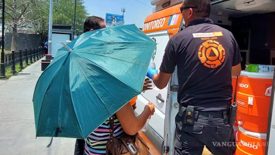 Calor asfixiante en Nuevo León: Protección Civil arranca operativo de hidratación