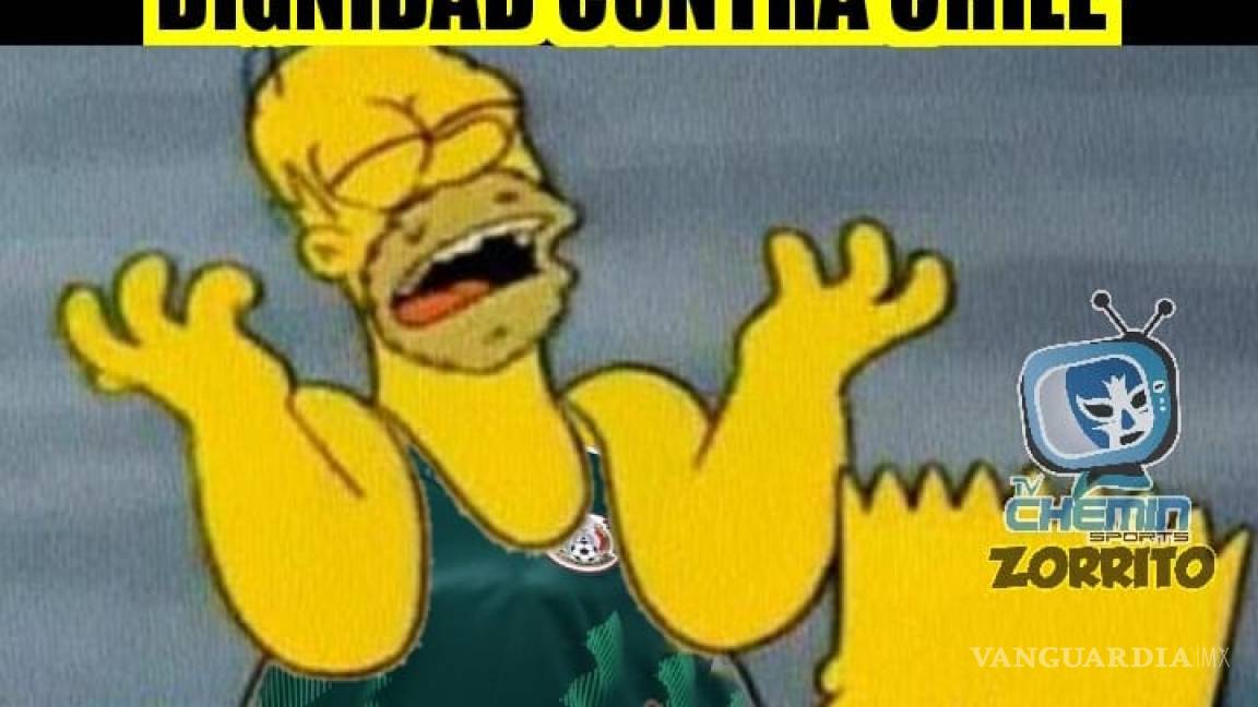 Los memes de la derrota de México ante Chile