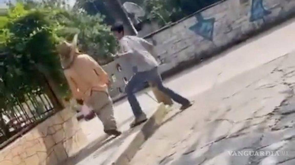 ‘Juniors’ golpearon a un anciano en Hidalgo, video se viraliza; ellos se justifican
