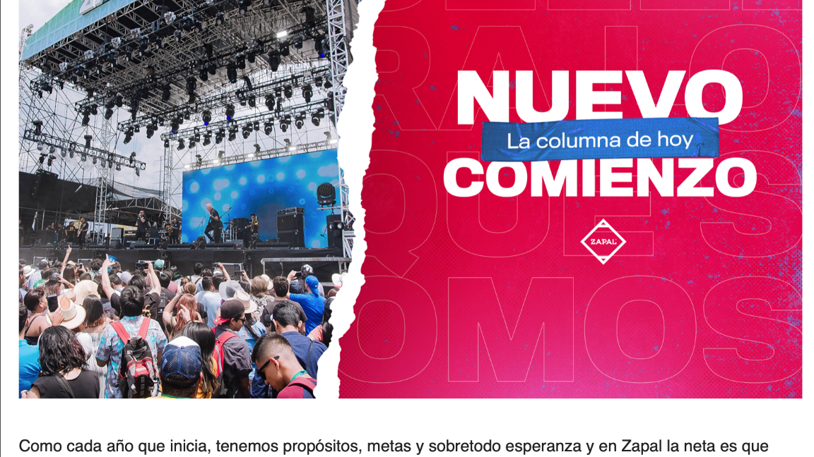 $!“Como cada año que inicia, tenemos propósitos, metas y sobretodo esperanza y en Zapal la neta es que tenemos todo esto y más”, inicia el mensaje.