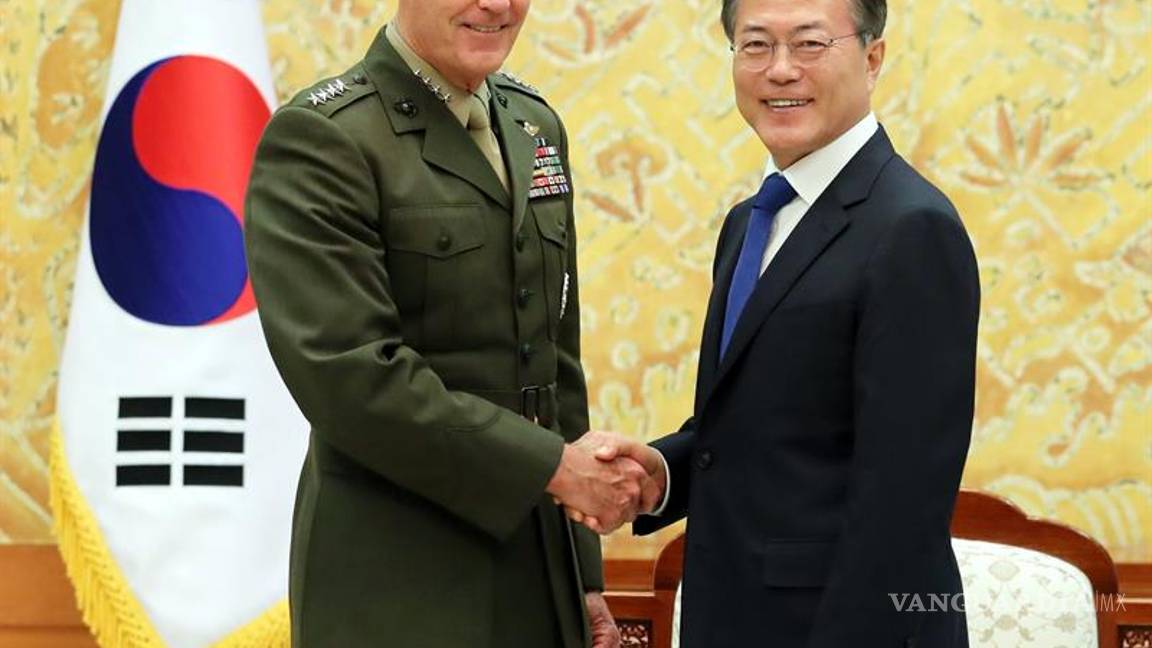 $!Aboga Joseph Dunford por la vía "diplomática y económica" ante Corea del Norte