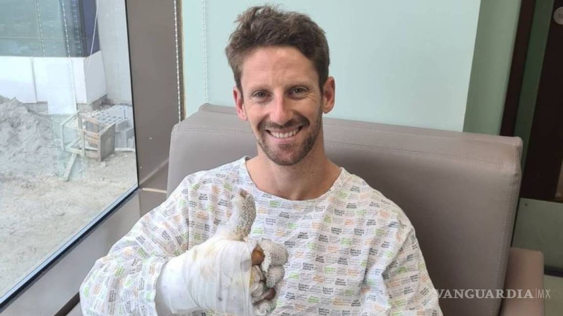 Romain Grosjean está cerca de dejar el hospital