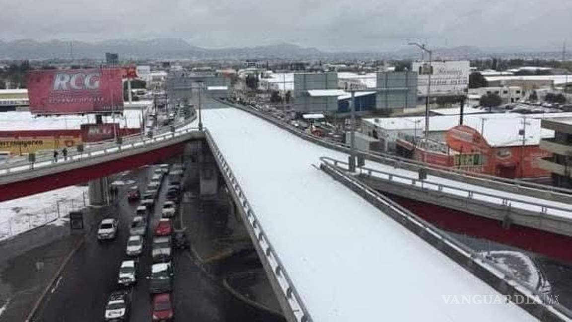 $!En el 2018 así cubrió la nieve el Sarape.