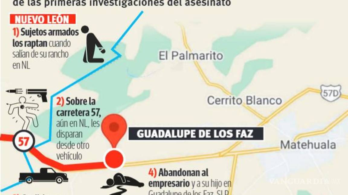 $!Previo a homicidio, empresario saltillense fue secuestrado al salir de su rancho en Nuevo León