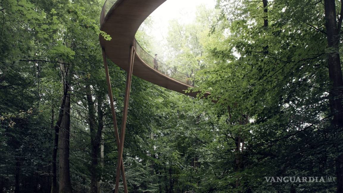 $!La Forest Tower les ofrece a los visitantes una nueva perspectiva del bosque escandinavo