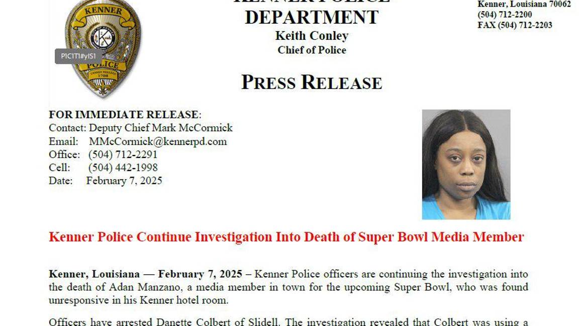 $!Arrestan a sospechosa en la muerte de Adan Manzano, periodista que cubría el Super Bowl