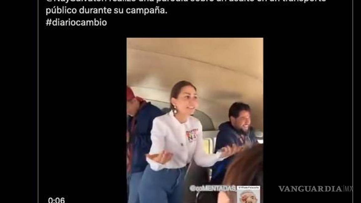 $!Sin embargo, en sus redes sociales la candidata Nay Salvatori se defendió y consideró que es un ‘chiste’ y que con ella ‘nadie se aburre’