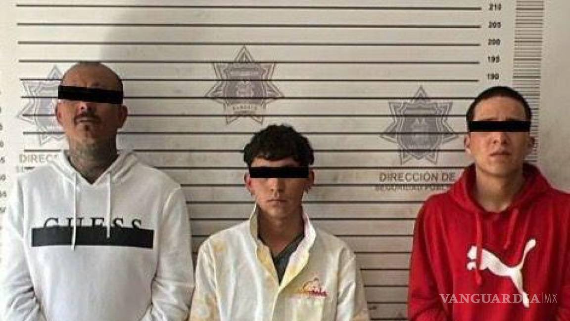 Atrapan a tres presuntos responsables del asesinato de un hombre a golpes, en Saltillo