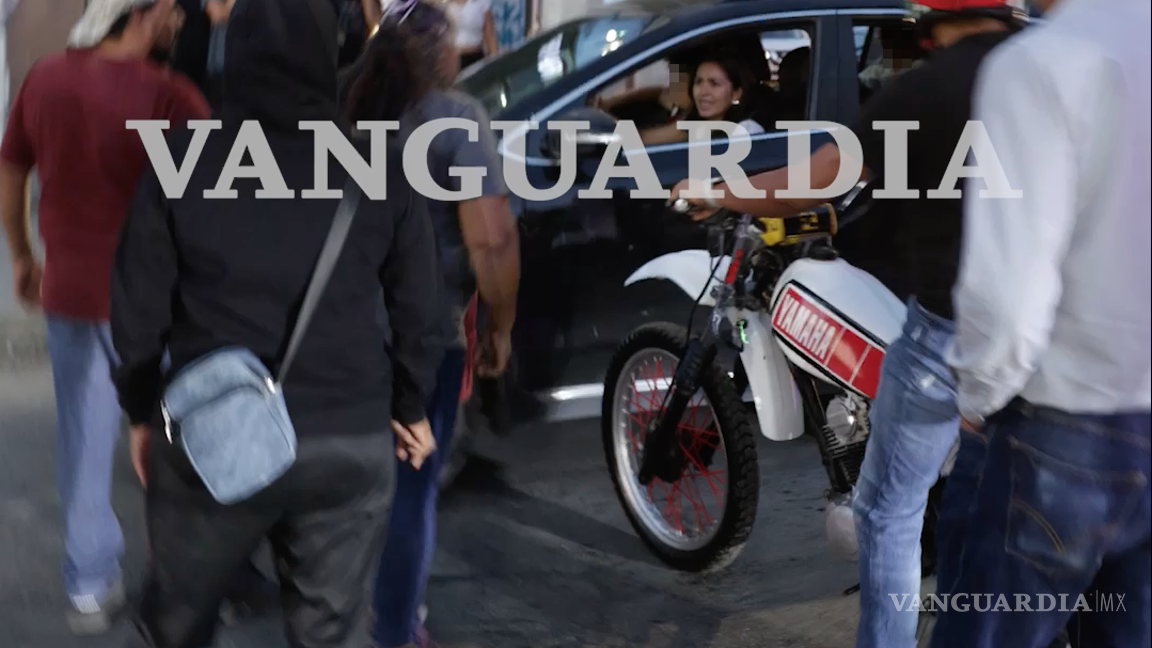 Saltillo: enfrentamiento vial durante manifestación bikers (video)