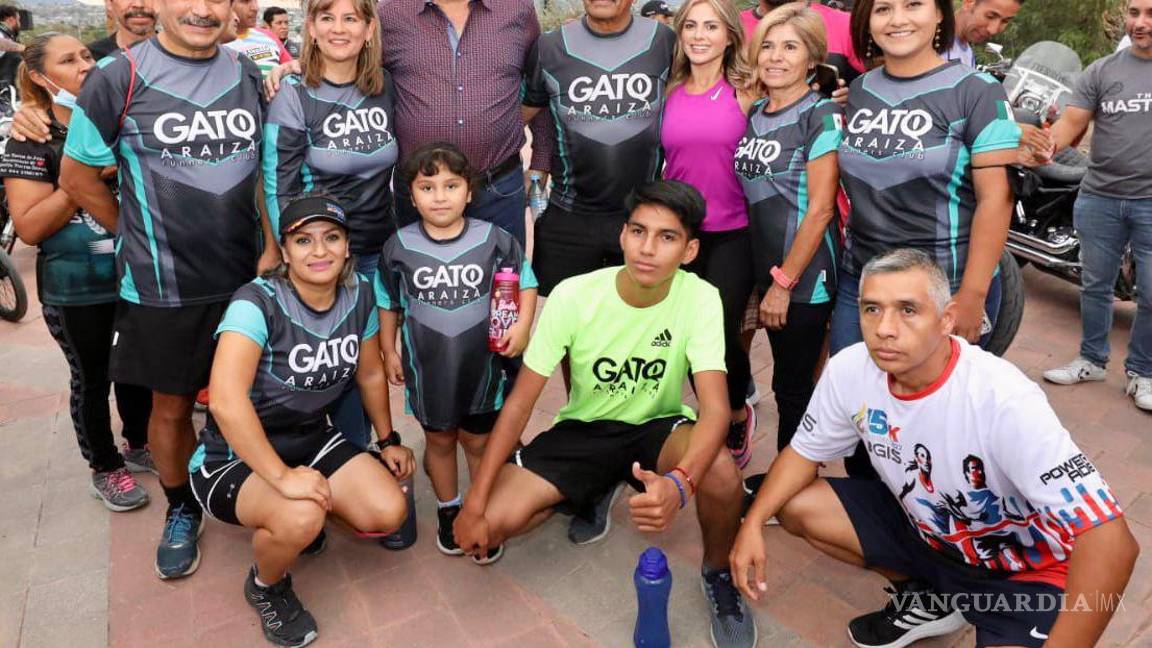 $!Arranca Chema Fraustro programa de Seguridad Ciudadana para deportistas en Saltillo