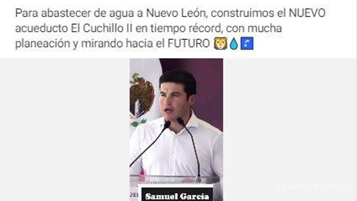 $!El gobernador de Nuevo León promociona su imagen a través de Facebook.