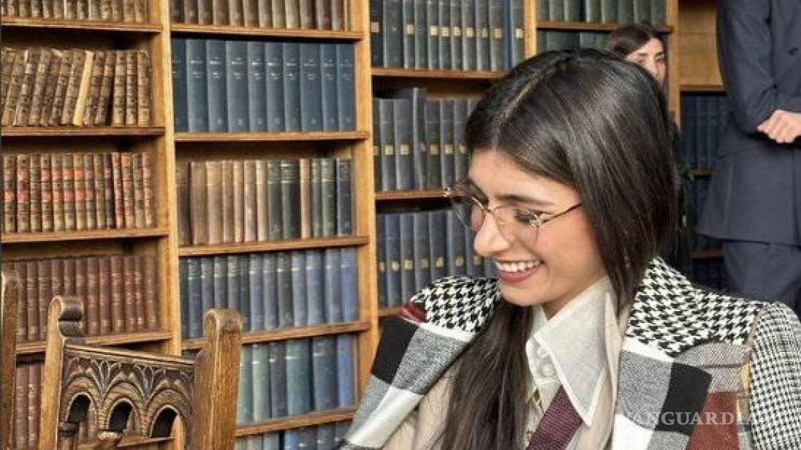 Mia Khalifa, ex actriz del cine para adultos, invitada a la Universidad de Oxford como ‘influencer emergente’