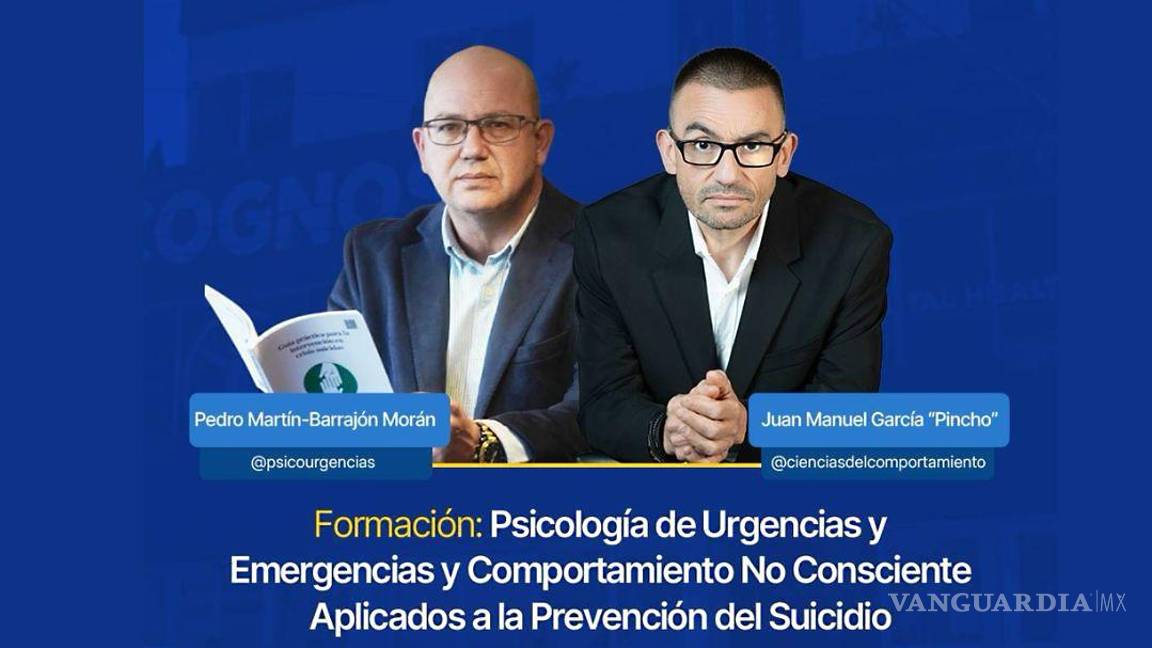 $!Los especialistas Pedro Martín-Barrajón y Juan Manuel García impartirán la capacitación.