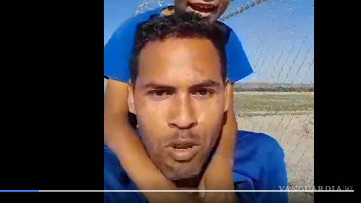 Migrante que estuvo en Saltillo presume en video que ya cruzó a EU