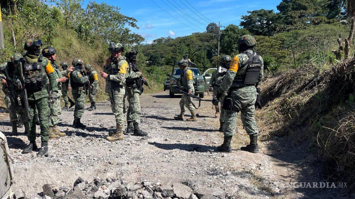 Tras ola de violencia, arriban 800 elementos de seguridad a Pantelhó, Chiapas