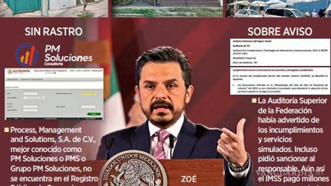 $!IMSS otorga contratos por más de mil mdp a empresa fantasma