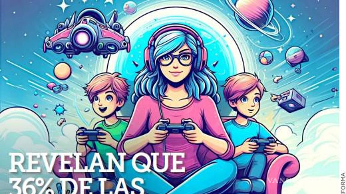 $!Revelan que 36% de las mamás son gamers