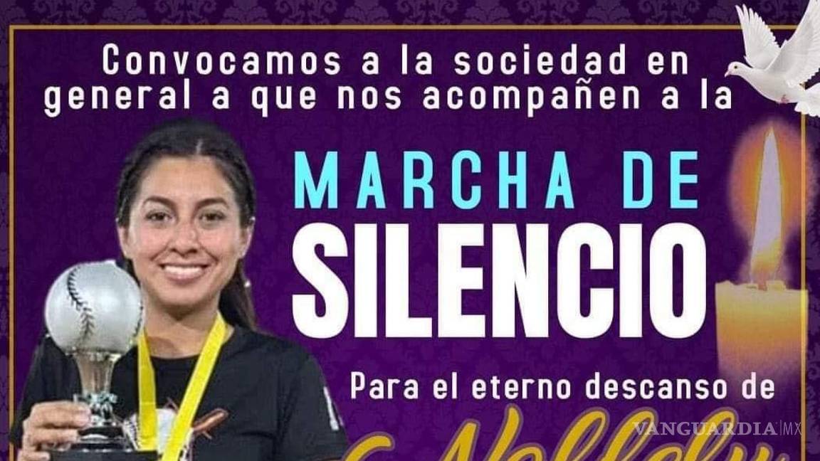 $!Flyer difundido en redes sociales invitando a la comunidad a participar en la marcha en silencio por Nallely este domingo a las 20:00 horas.