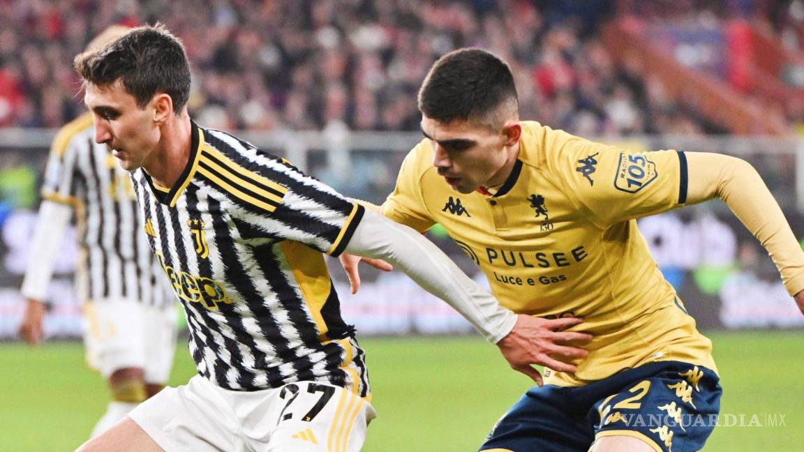 Mexicanos en Europa: Johan Vásquez se luce como lateral en empate de Genoa vs Juventus