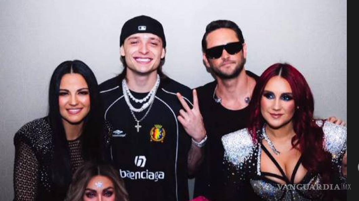 $!El mismo cantante de corridos tumbados compartió desde su Instagram el encuentro con los cantantes.