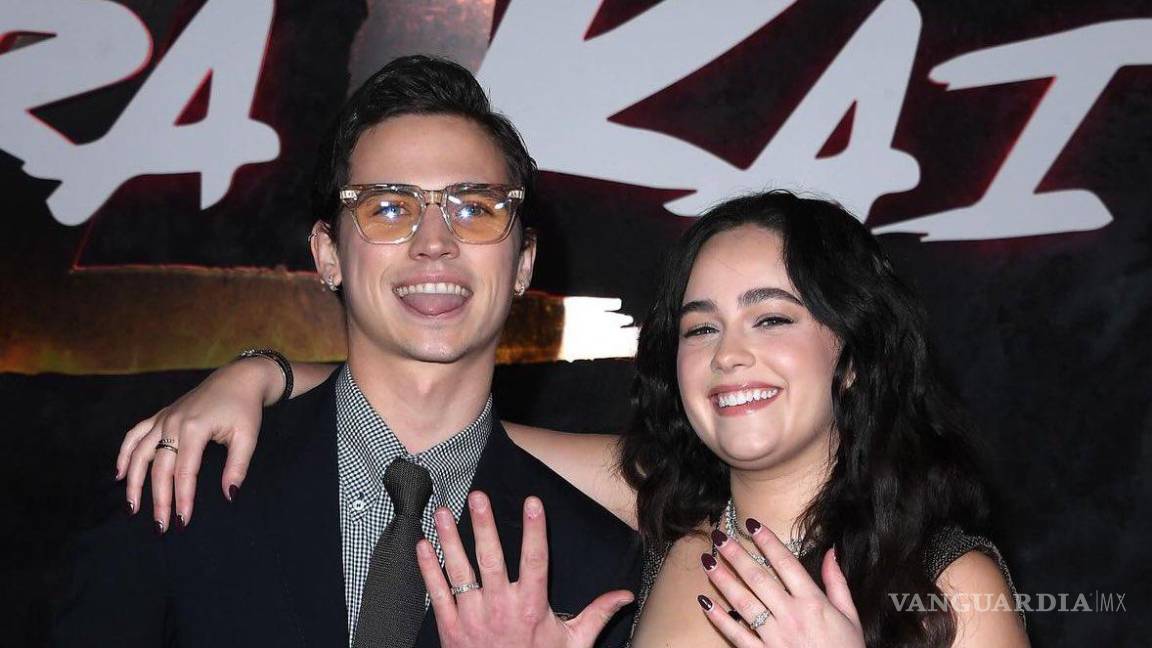 ¡De la pantalla al altar! Se comprometen Mary Mouser y Tanner Buchan protagonistas de ‘Cobra Kai’