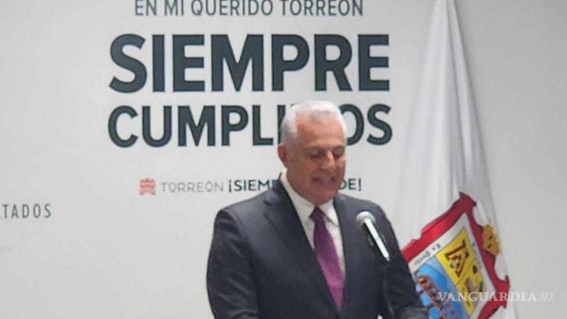 Román Cepeda emite mensaje a Torreón con motivo de su primer informe de resultados