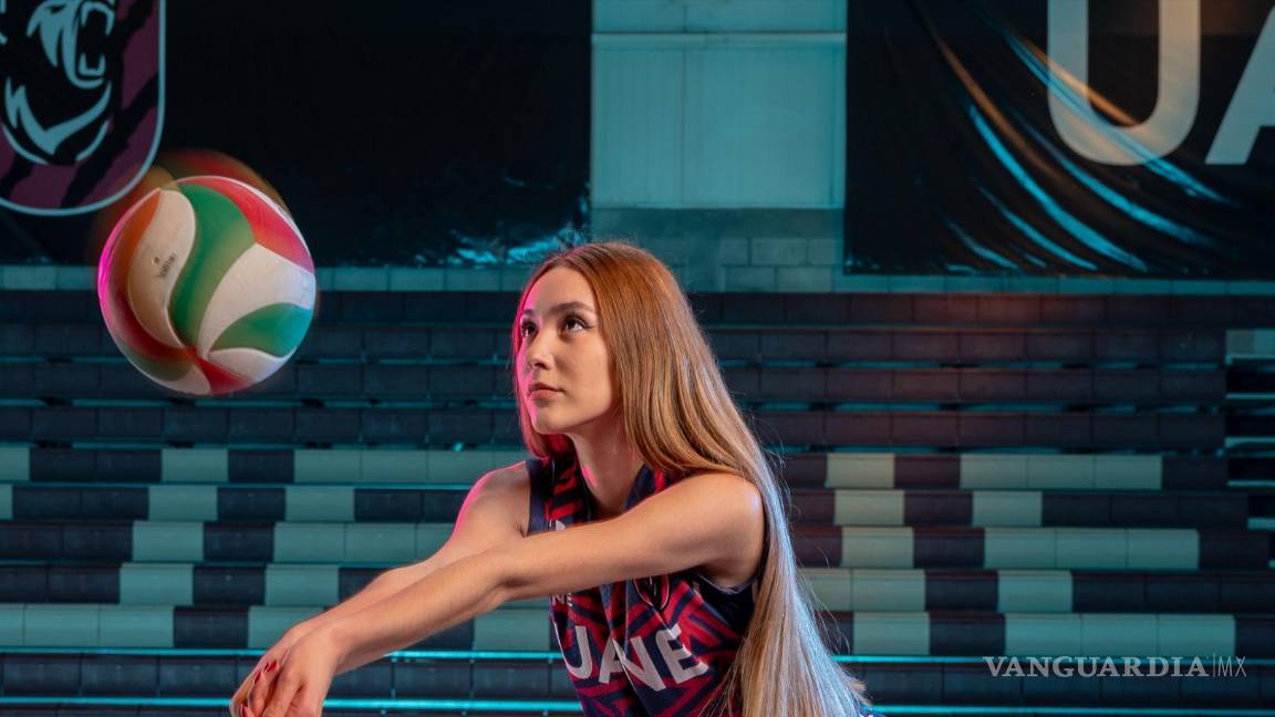 $!Representante del equipo de voleibol femenil de la UANE Saltillo.