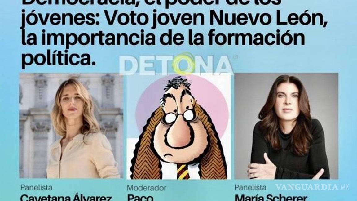 $!En la conferencia que impartirá Cayetana Alvarez estarán el genial cartonista Paco Calderón y María Scherer, periodista mexicana colaboradora de LatinUs.