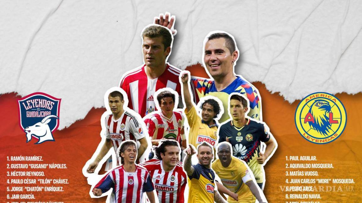 ¡Mañana es! Invitan al Clásico de Leyendas Chivas vs América en Saltillo a beneficio del DIF Municipal