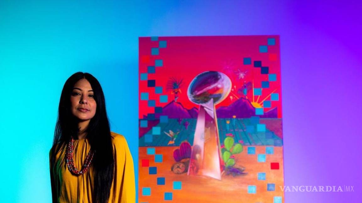 Artista chicana de origen indígena hará imagen del Super Bowl LVII