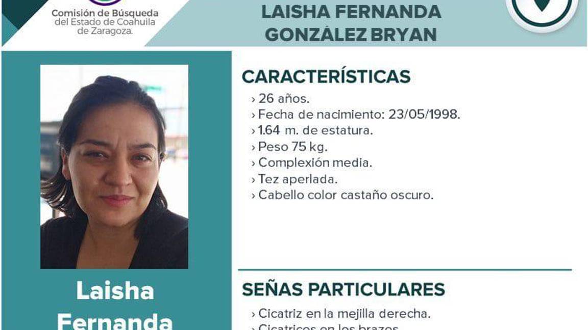 $!Laisha Fernanda, de 26 años, madre de dos hijos, es buscada intensamente por su familia tras perder contacto con ella.