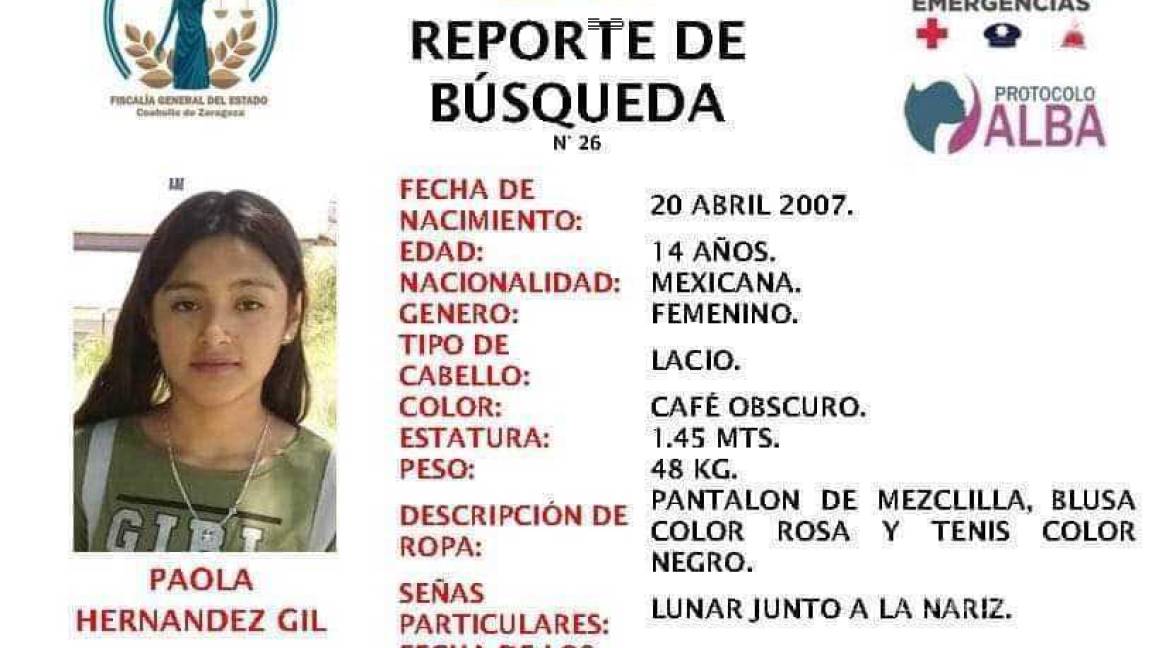 $!Paola Hernández Gil se encuentra desaparecida desde el 3 de abril