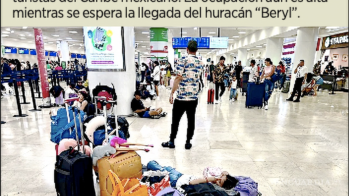 $!El lunes 1 de julio había 382 mil 763 turistas el Caribe mexicano, cifra que se redujo a 349 mil 62 este miércoles, según cifras de Sedetur.