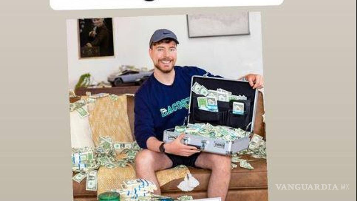 $!El creador de contenido, cuyo verdadero nombre es Jimmy Donaldson, es conocido por repartir exuberantes cifras de dólares.