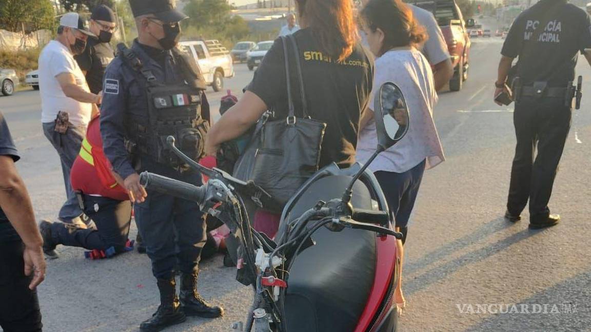 $!Del accidente se hizo cargo la policía preventiva municipal y procedió al aseguramiento del probable responsable.