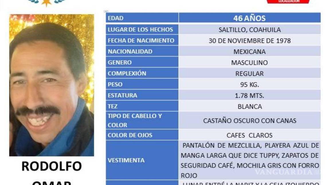 $!Piden ayuda para localizar a dos desaparecidos en Saltillo