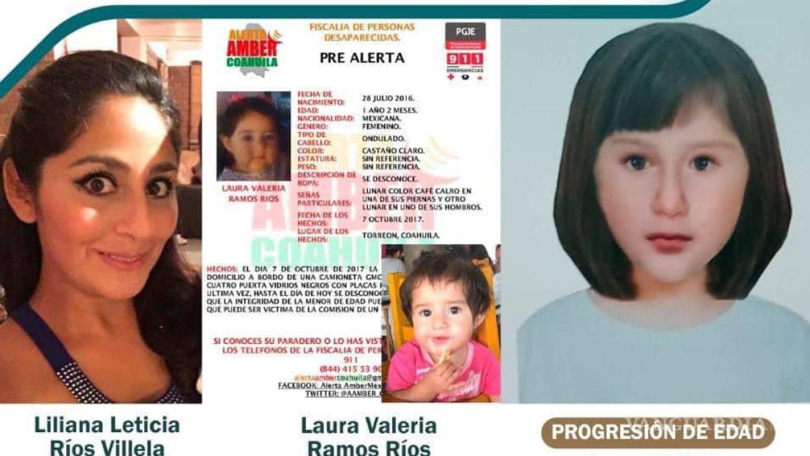 Buscan a madre e hija desaparecidas desde 2017 en Torreón; Fiscalía ofrece recompensa