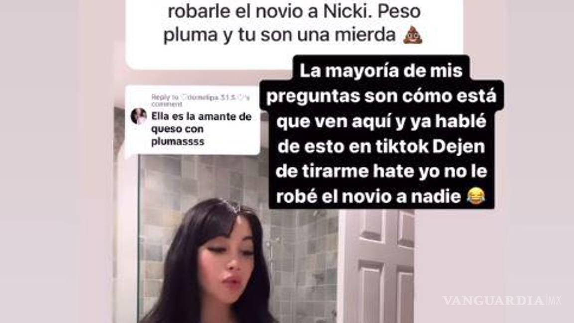 $!La cuenta de espectáculos mostró sus razones para haber señalado a la modelo.