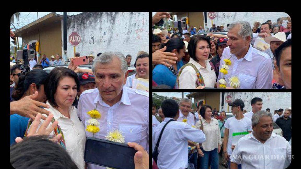 $!¿La esposa de Adán Augusto puso orden?, sale Andrea Chávez de la campaña