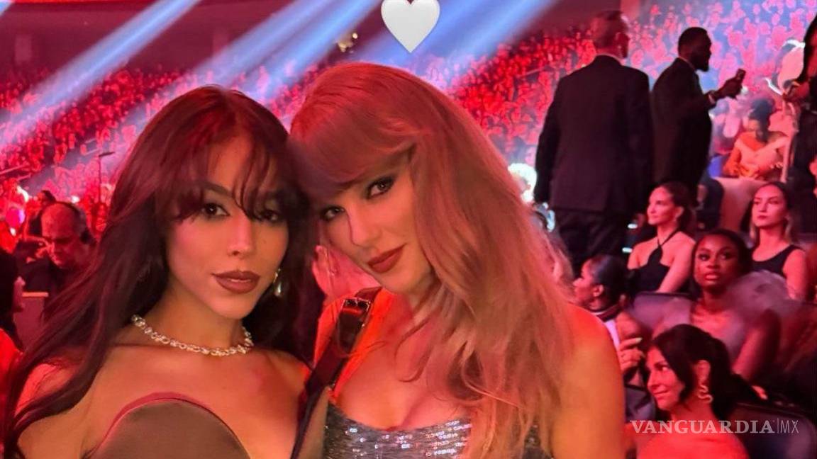 ¿Se viene collab? Danna y Taylor Swift comparten foto juntas en los MTV VMA´S