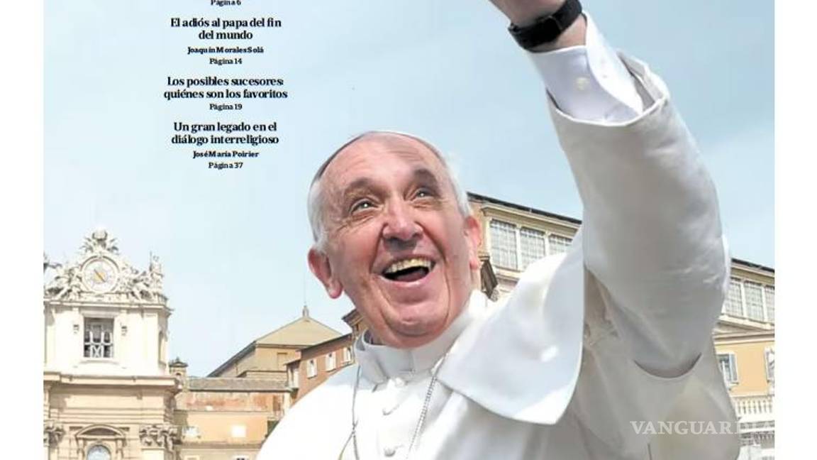 $!Así reflejaron medios internacionales en sus portadas la muerte del Papa Francisco