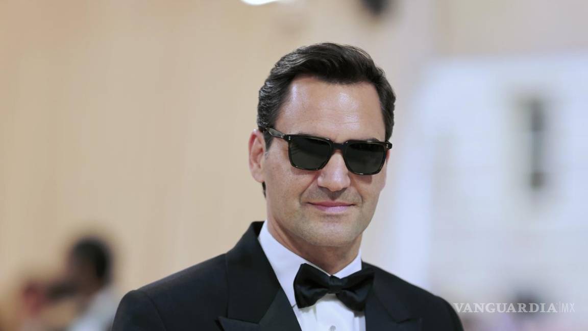 $!El ex tenista y anfitrión de la Met Gala 2023, Roger Federer.