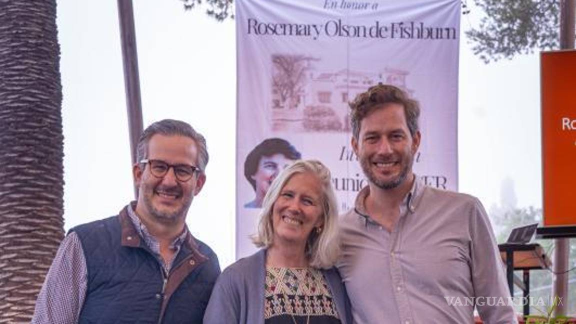 $!Esteban y Emanuel Garza Fishburn, nietos de Rose Mary Carolyn, asistieron al homenaje, recordando el compromiso social que caracterizó a su abuela.