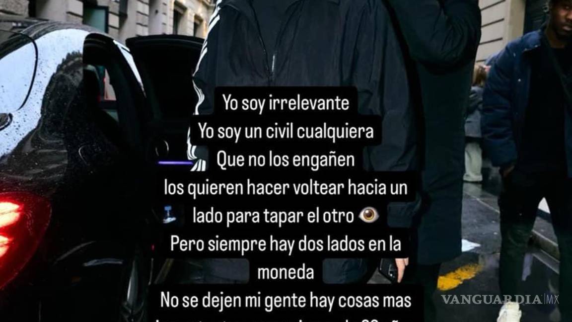 $!Cano respondió en redes sociales, afirmando que es un “civil cualquiera” y que su único trabajo es cantar.