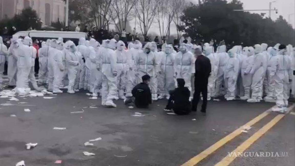 Estallan protestas en la mayor fábrica de Apple en China